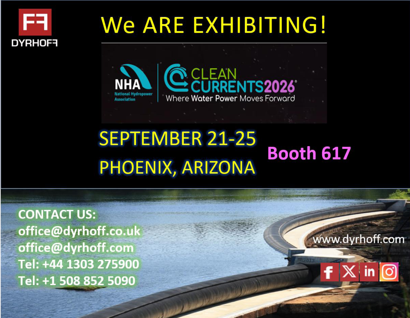 Dyrhoff is Exhibiting at Clean Currents 2026!