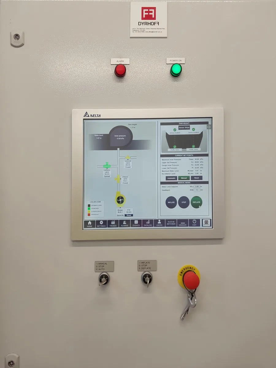 Crestsense control cabinet