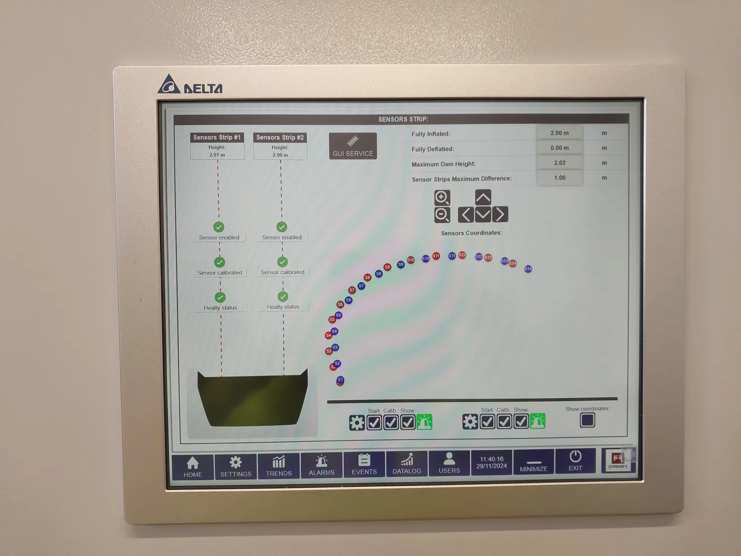 Crestsense hmi screen
